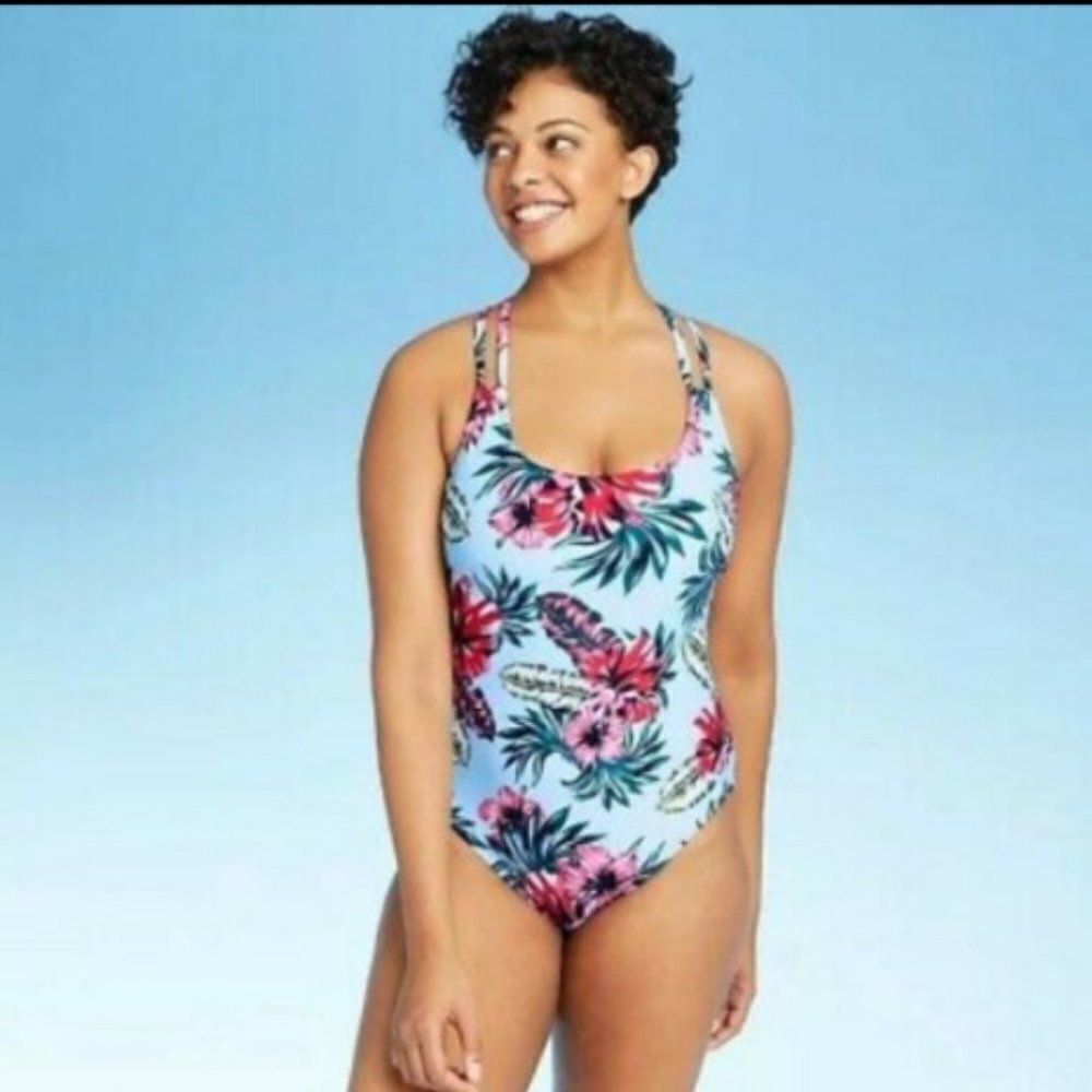 Kona sol Sz M Coverage Women's Swimwear One-Piece